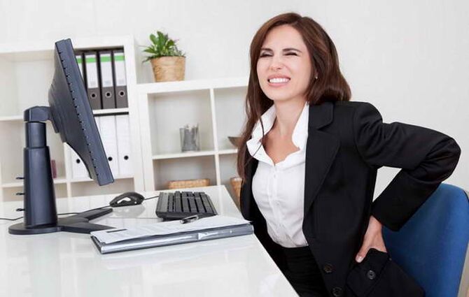 nugaros skausmas dėl krūtinės ląstos osteochondrozės